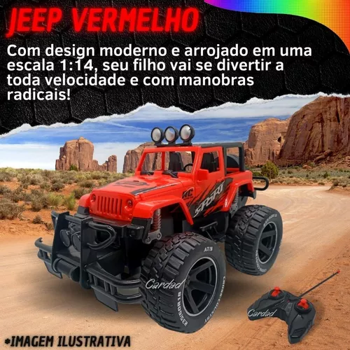 CARRO CONTROLE REMOTO 7 FCS RALLY CAPTOR 1:14 ART BRINK - Jeffersom  Eletromóveis