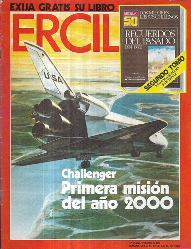 Revista Ercilla N° 2488 / 12 Abril 1983 / Challenger 2000