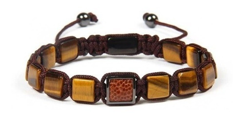 Pulsera Natural Stone Ojo De Tigre Hombre Mujer Moda 2019 