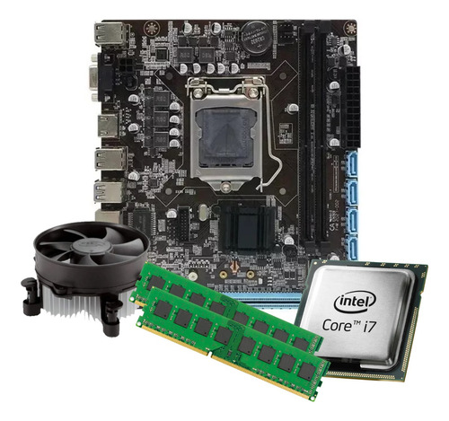 Kit Upgrade I7 4770 + Placa Mãe H81 + 16gb Ddr3 + Cooler