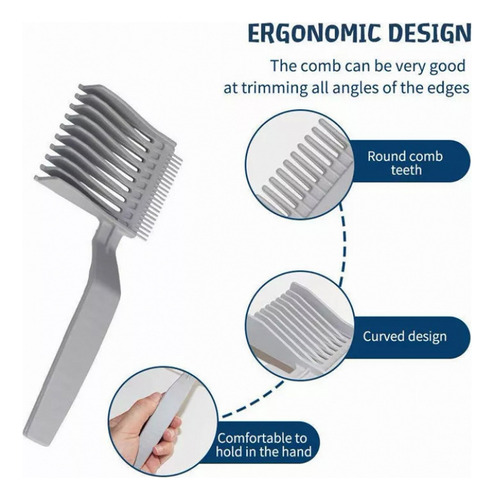 Peineta De Barbero Border Barber Fade Combs For Hombre
