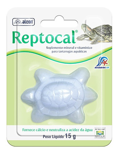 Imagen 1 de 2 de Complemento De Calcio P/tortugas. Labcon Reptocal 15g