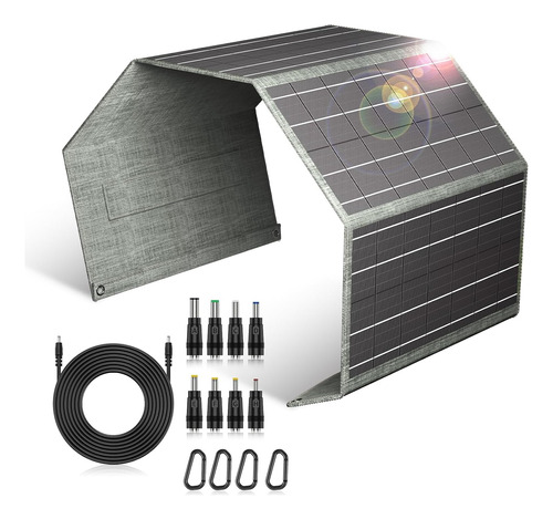 Cargador Solar, Dc Doble Puerto Usb (5v/4.8a Max) 40w C...