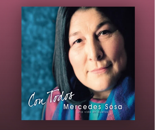 Mercedes Sosa Con Todos ... Una Vida De Duetos 2 Cd Nuevo