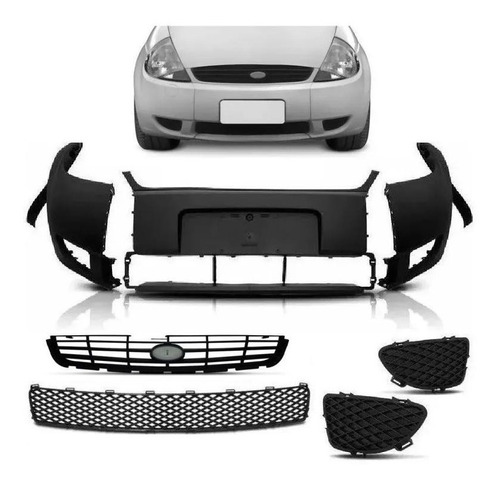 Kit Parachoque Ford Ka 2002 2003 2004 2005 2006 Completo