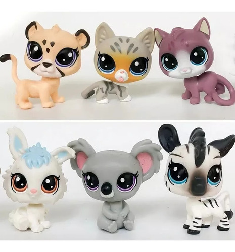 Little Lets Pet Shop Friends Miniaturas Especiais Lps Com 10