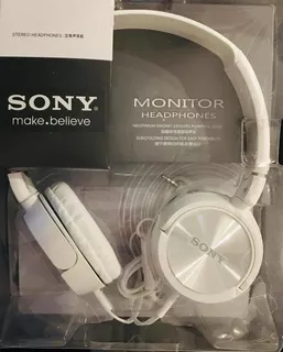 Auricular Color Blanco Marca Sony Headphones Mdr-zx300