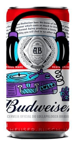 Budweiser/colorado-lollapalooza/joao Rock Edição Limitada