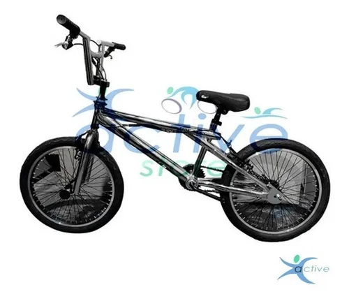 Bicicleta Rod 20 Bmx Firebird Freestyle Acero Cromado Saltos