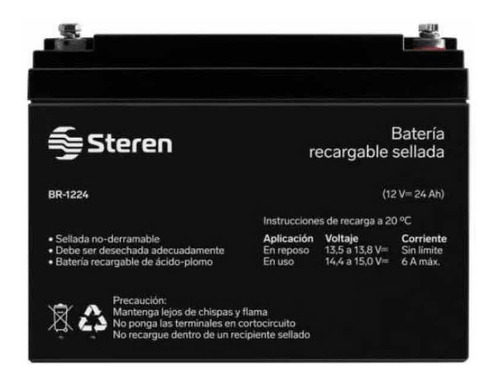Bateria Sellada No-derramable Steren Br-1224