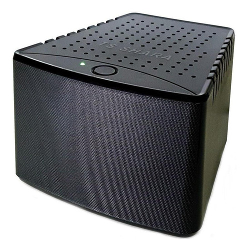Estabilizador de tensão Ts Shara PowerEst Home 9007 1000VA entrada de 115V/220V e saída de 115V preto