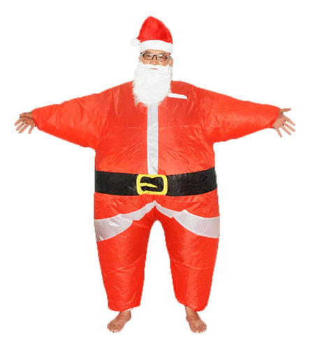 Santa Claus Abraza Ropa Humana, Ropa Inflable De Navidad