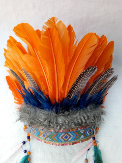 X50 Tocado de Plumas Blancas//Warbonnet