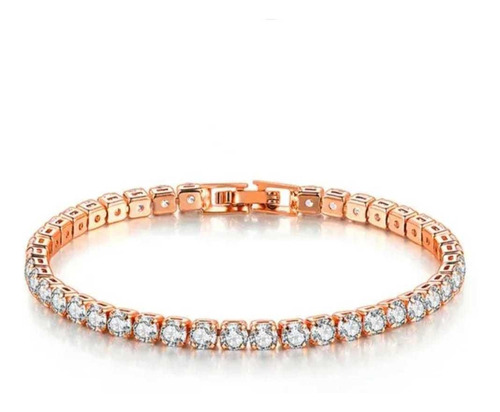 Bella Pulsera Fino Cristal Austriaco Regalo Novia Envío