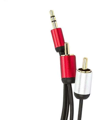 Cabos P2 Estereo  Rca Profissional - 8 Metros - Kit Com 5