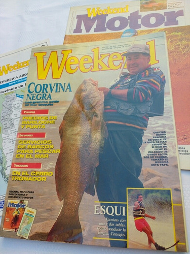 Revista Weekend N° 244 Enero 1993 Con Suplemento Y Mapa