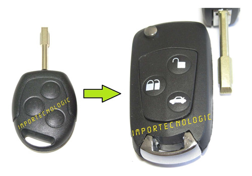 Pasar Convertir Control Alarma Ford Mondeo Retractil Re