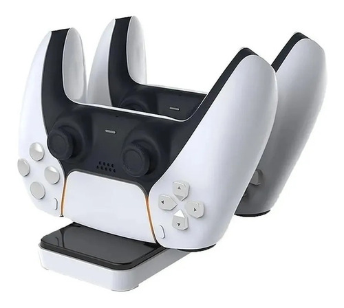 Imagen 1 de 7 de Base De Carga Para Joystick Ps5 Doble Con Indicador Led