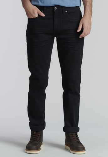 Jeans Básico Bristol Fj Fjs Negro Fw25 Ferouch