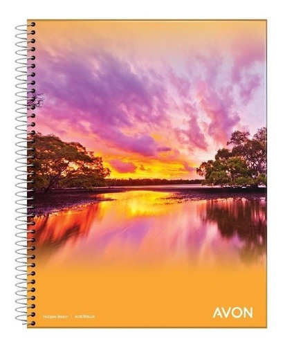 5 Cuadernos Espiral 16x21 Avon 84 Hojas Rayado Cuadriculado