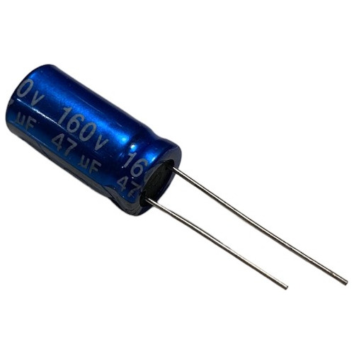 Capacitor 47uf X 160v Pack X5 Unidades - 47mf X 160v