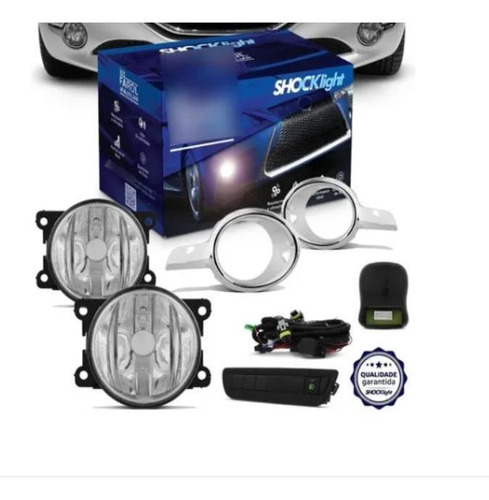 Kit Farol Auxiliar Peugeot 208 12/16 Shocklight