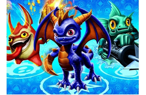 30 Rompecabezas Skylander Giants 50 Piezas 18 X 13 Cm