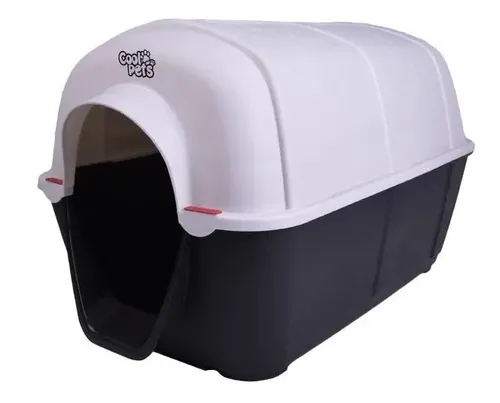 Casinha de cachorro Xl Cool Pets com ventilação Cp006 cor branca