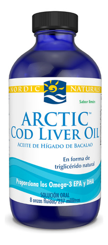 Arctic Cod Liver Oil Lemon 237ml - Nordic Naturals