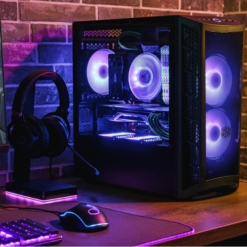Cooler Master Masterbox Mb320l Argb Micro-atx Con Doble A...