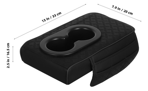 Caja Organizadora Para Reposabrazos De Coche Con Portavasos