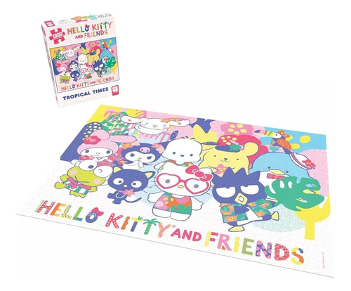 Hello Kitty And Friends Tropical Times Rompecabezas De 1,000