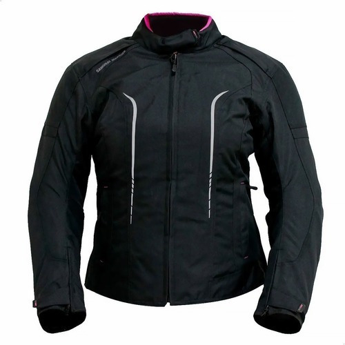 Campera Samurai Lady Mujer Negro Rosa M - Bondio