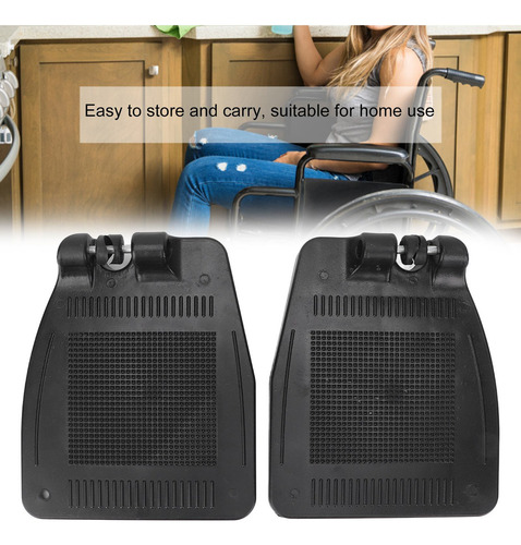 Par De Reposapiés Para Silla De Ruedas De 19 X 16 Cm, Abdomi
