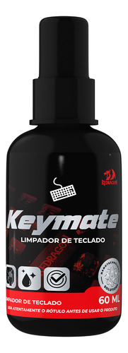 Limpa Teclados Redragon Keymate 60ml Nano Limpeza Profunda