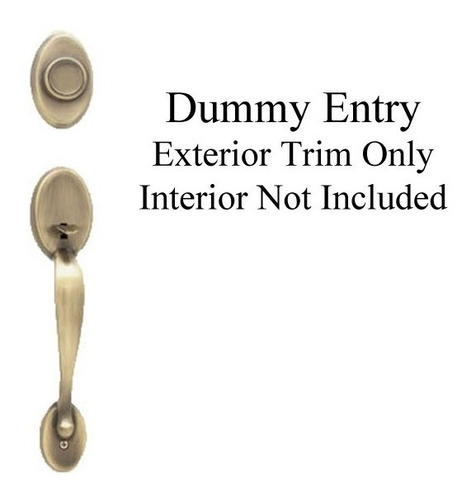 Manijon Decorativo (dummy Entry) Kwikset Alta Gama Fijo