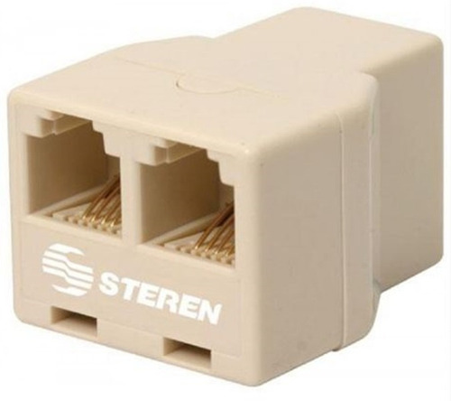 Adaptador Telefónico Rj11 1 A 2 Jacks 4 Hilos 300-074 Te103