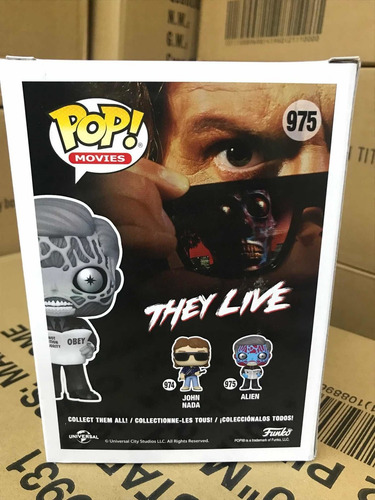 Alien Chase 975 They Live Funko Pop Movies Original