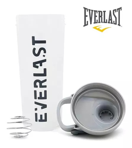 Botella Shaker Everlast Calidad Premium Proteínas c/ Batidor De Acero