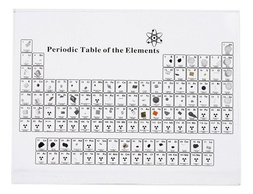 Acrylic Periodic Table Contains 83 Physical Elements.