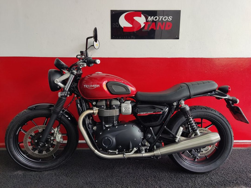 Triumph Street Twin 900 Abs 2002 Vermelha Vermelho