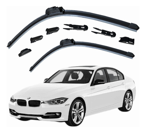 2 Plumas Limpiaparabrisas Reluvsa Bmw 3 Series Coupe 2011