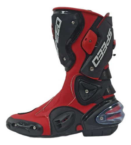 Botas Moto Motociclista Speed Con Protecciones 100% Piel