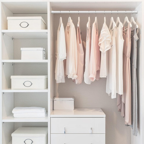 Varão Extensível Haste Bastão Cortina Banheiro Box 1,1 À 2m Cor Branco