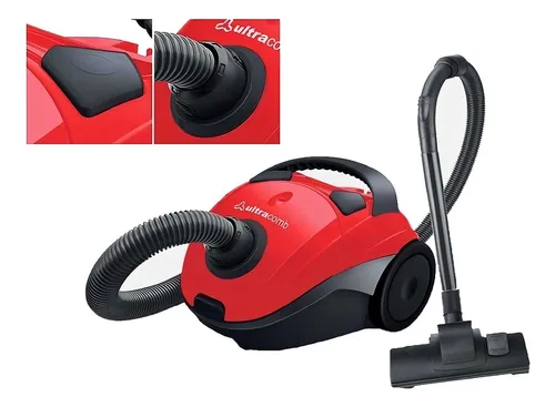 comprar Aspiradora ultracomb As-4201 1400w 2l trineo bolsa cepillo color rojo