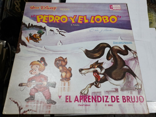 Lp Pedro Y El Lobo En Acetato,long Play