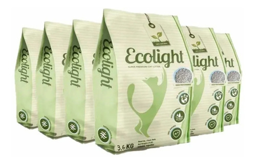 Imagen 1 de 2 de Piedras Sanitarias Ecolight Pack 6x 3,6 Kg (21,6 Kg Totales)