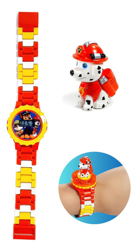 Reloj Pulsera Ajustable Para C/ Muñeco Paw Patrol Y Mas