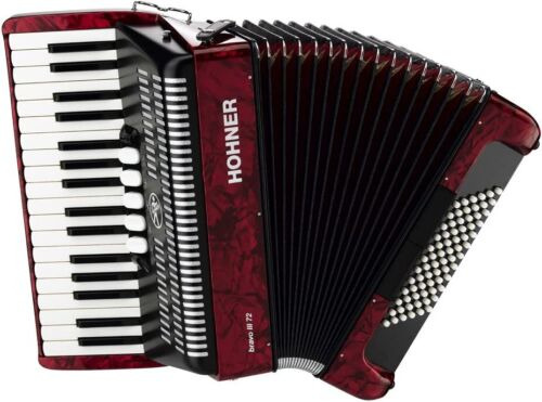 Hohner Bravo Iii 72 Chromatic Piano Key Accordion - Pear Eeb