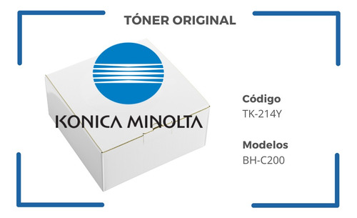 Toner Tk-214 Para Bhc200 Konica Minolta (color Ymc)